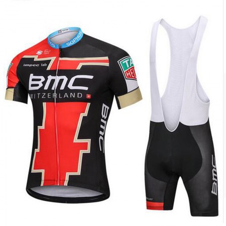 Tenue Cycliste et Cuissard à Bretelles 2018 BMC Racing Team N002